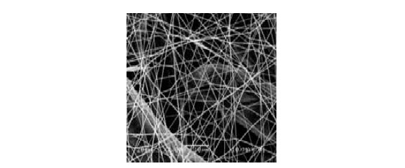 شبکه الیاف تولید شده توسط روش الکترو اسپینینگ